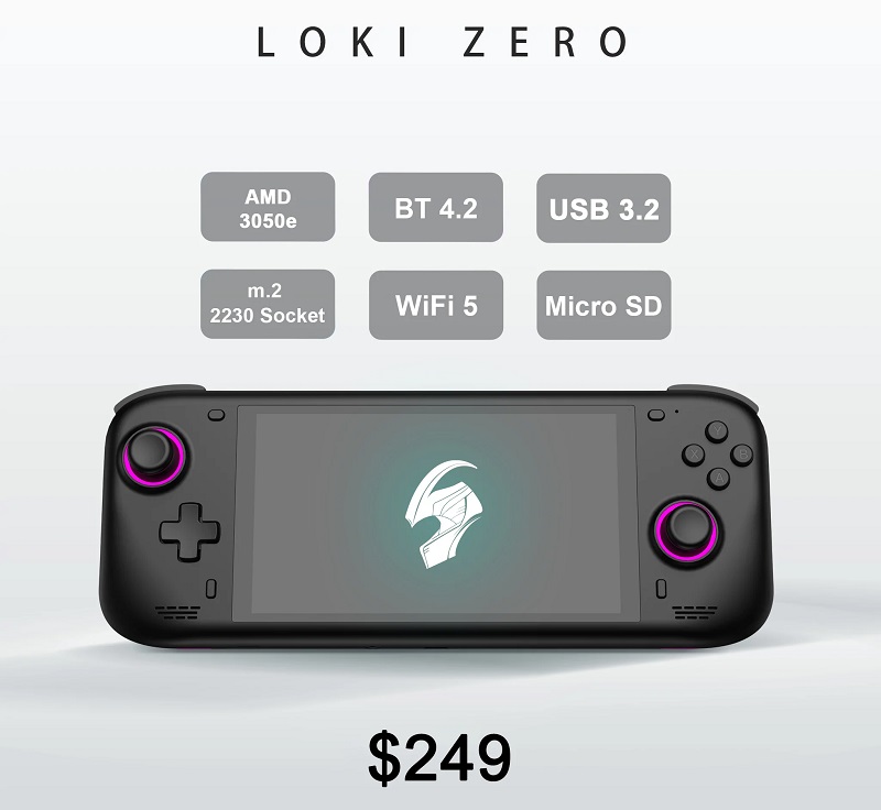 Consolas de jogos AYN Loki vão chegar com um preço desde 249 dólares