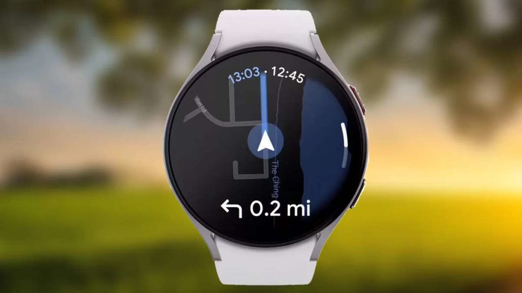 Wear OS 3 Android Google Maps smartwatch