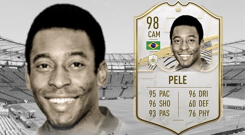 Carta perfeita do Pelé é disponibilizada grátis no FIFA 23