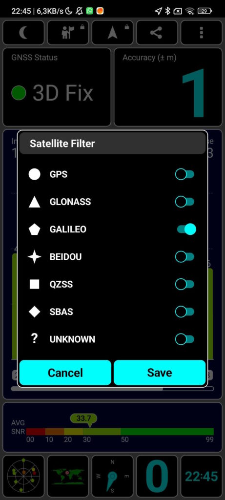 Galileo smartphone smartwatch GPS precisão