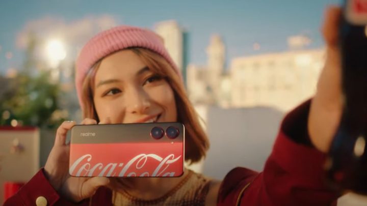 Smartphone da Coca-Cola com a realme já tem modelo revelado