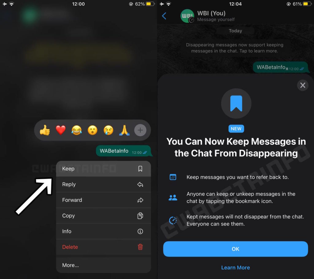WhatsApp conversas mensagens manter grupo