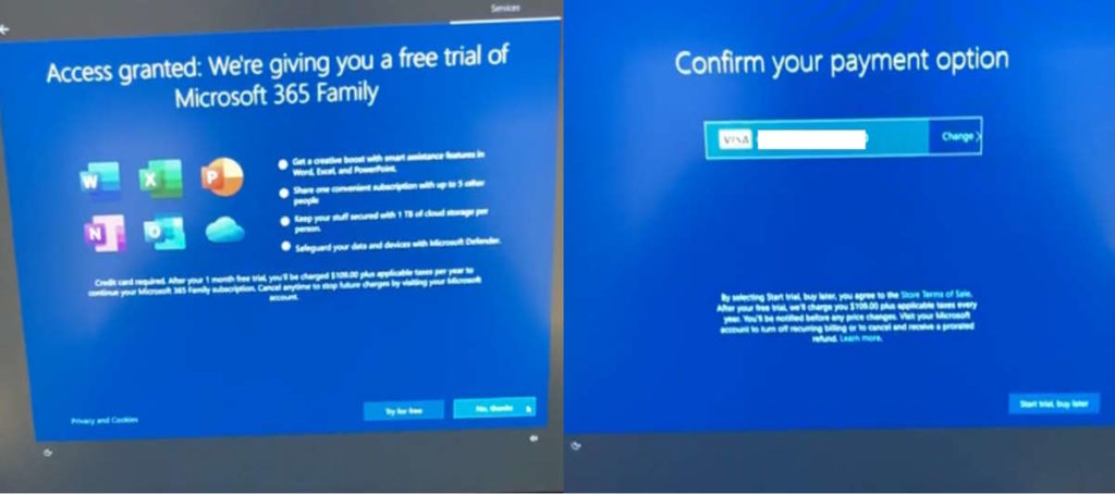 Windows 10 Microsoft 365 instalar problema
