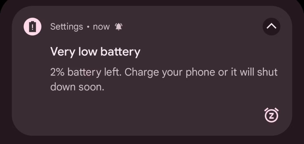 Android 14 bateria Google alerta