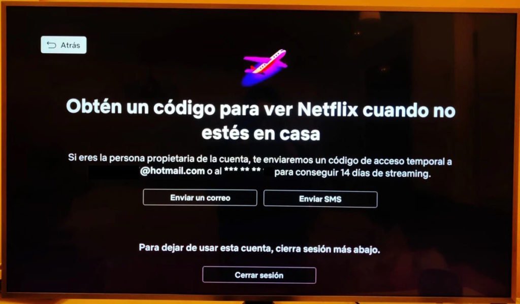 Netflix contas partilhadas Portugal Espanha