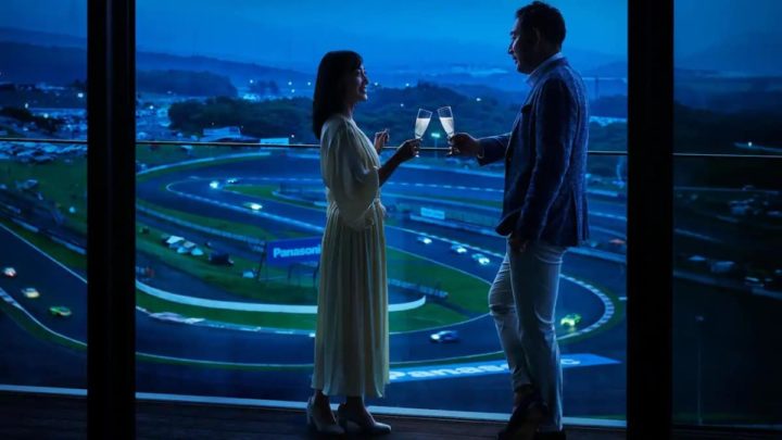 Fuji Speedway Hotel com vista panorâmica para o circuito