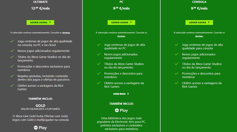 Microsoft termina promoção do Xbox Game Pass por 1 euro