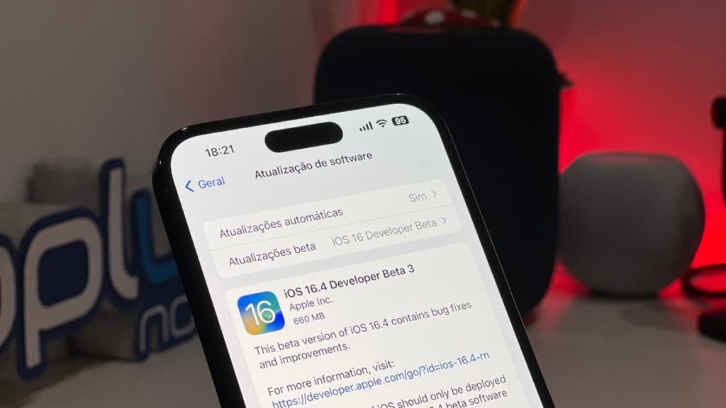 Apple lançou iOS 16.4 beta 3 para programadores