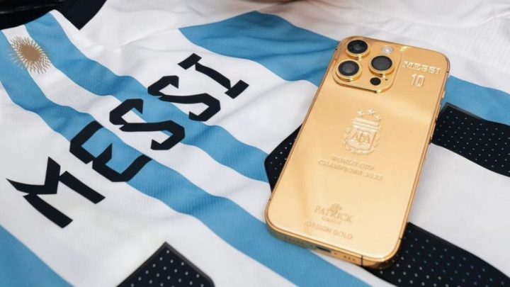 Lionel Messi terá gasto cerca de 200 mil euros em 35 iPhones banhados a ouro
