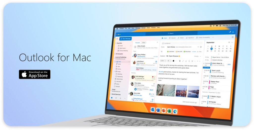 Outlook macOS Mac Microsoft Windows