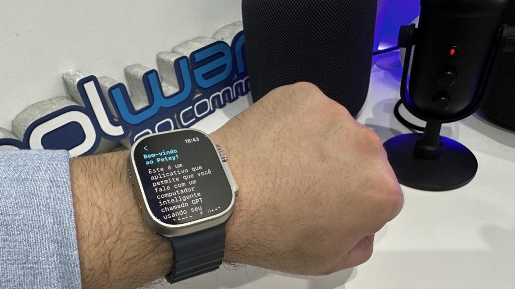 Apple Watch: App Store bane watchGPT e surge o “Petey” com GPT-4