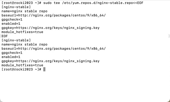 Rocky Linux 9: Servidor Web Nginx para publicar sites 
