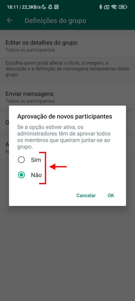 WhatsApp grupos emojis mensagens administradores