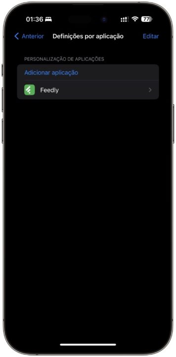 definicImagem iPhone com menu Acessibilidade