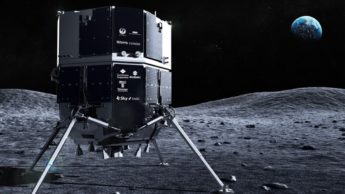 Ilkustração da sonda ispace que aterrará na Lua
