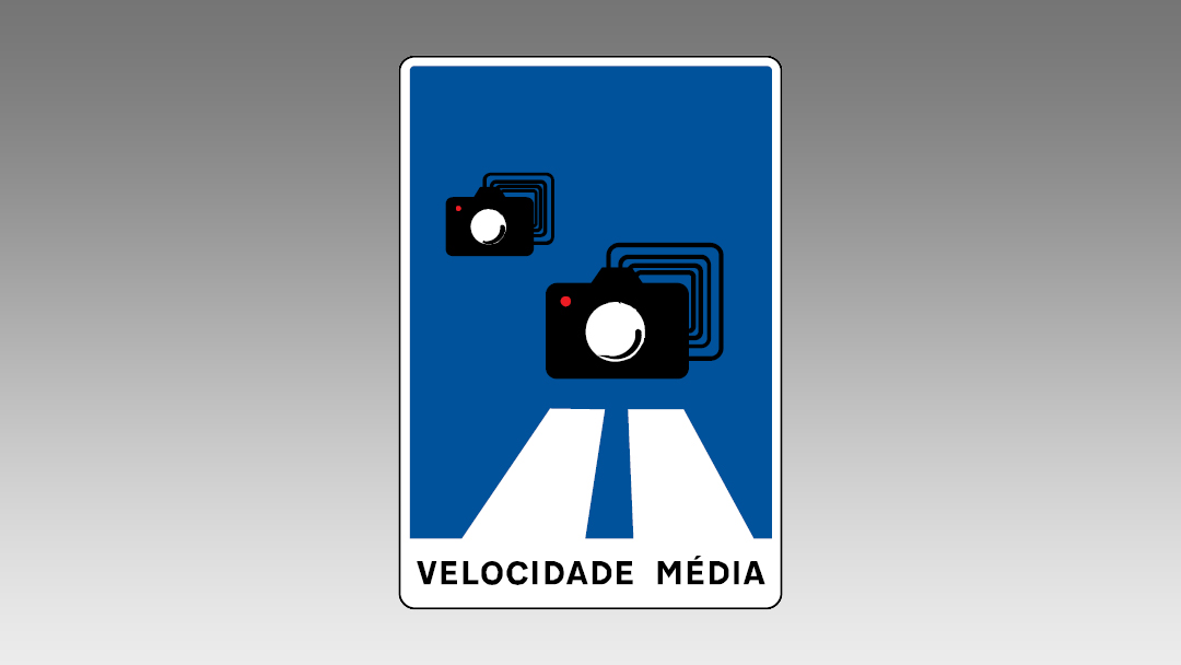 Placa de sinalização HO Vel. permitida (40km/h)