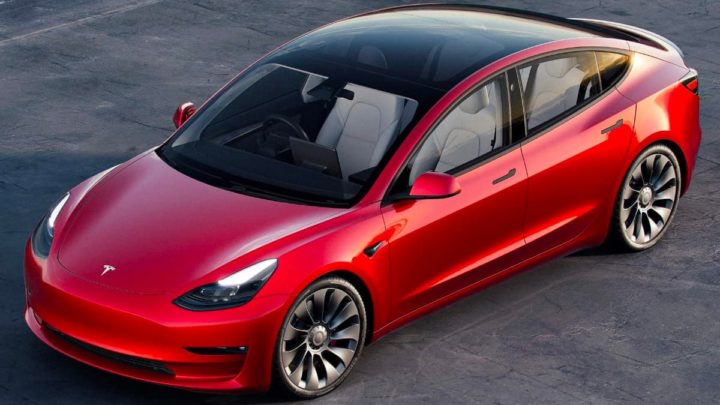 Ilustração do Tesla Model 3 que sofreu mais um recall