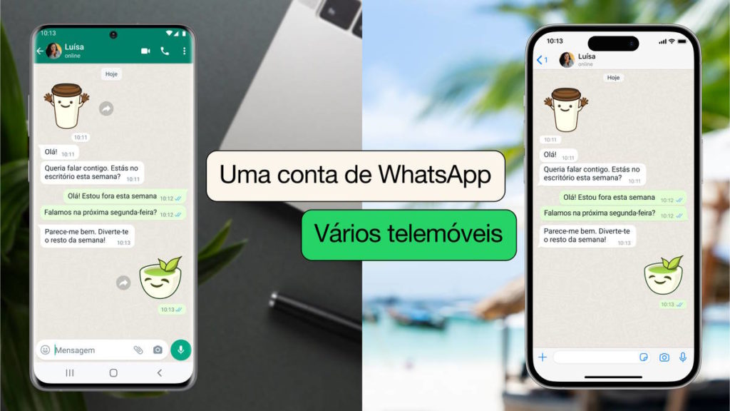WhatsApp conta telefones novidade dispositivos