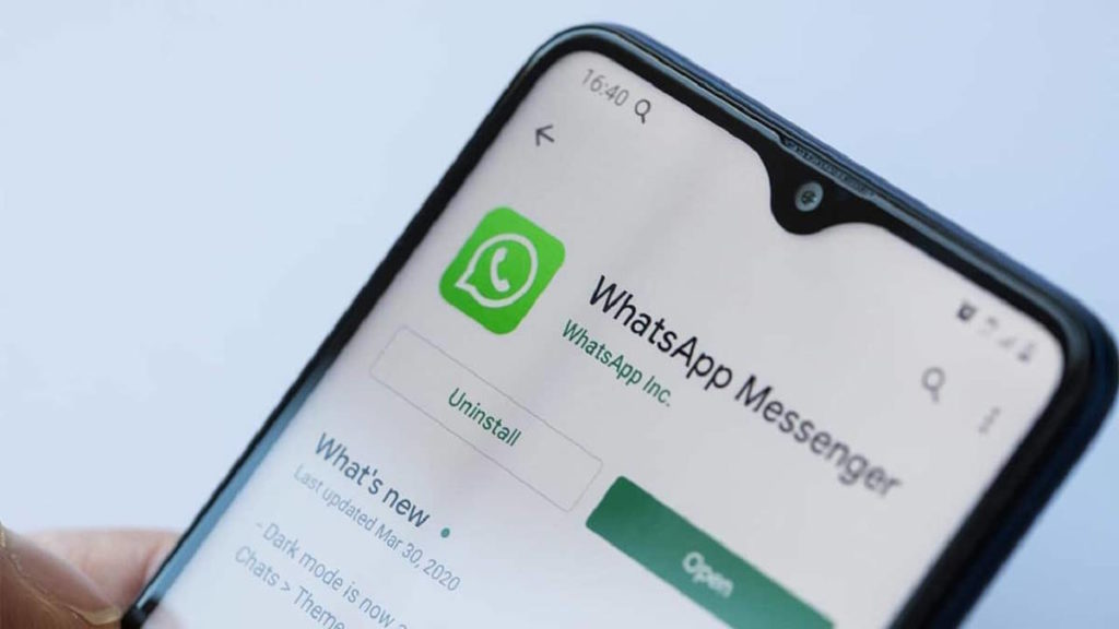 WhatsApp interface design conversas app