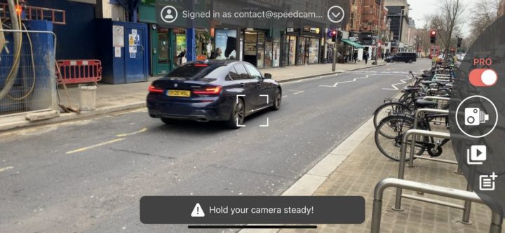 E se o seu smartphone fosse um radar de velocidade móvel? Speedcam Anywhere
