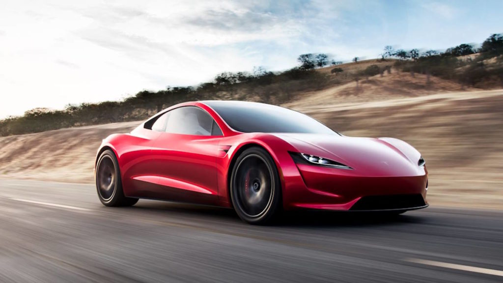 Tesla Roadster carro elétrico Elon Musk