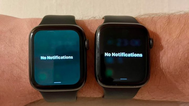 Imagem Apple Watch com bug que deixa ecrã esverdeado