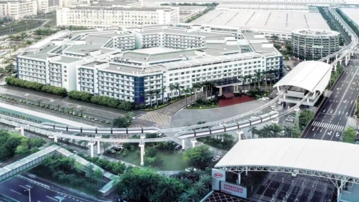 Imagem Sede da BYD na cidade de Shenzhen, no sul da China