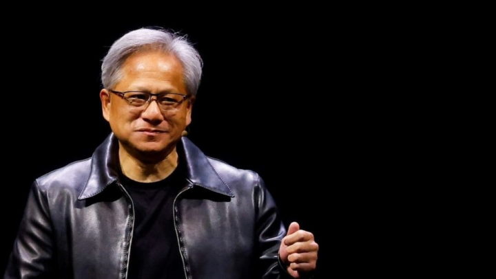 CEO da Nvidia Corp, Jensen Huang, durante o fórum Computex, em Taipei, Taiwan. Fonte: REUTERS/Ann Wang