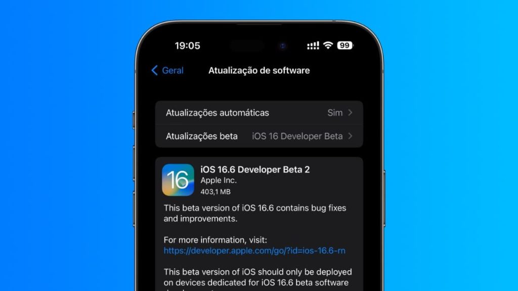 Apple lança o iOS 16.6 beta 2 para programadores a uma semana do iOS 17 beta