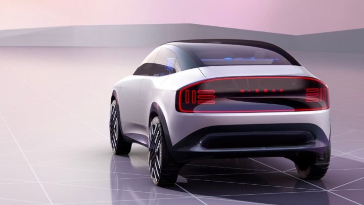 Imagem de conceito do próximo elétrico da Nissan