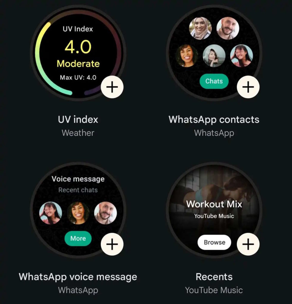 WhatsApp Wear OS smartwatch mensagens app