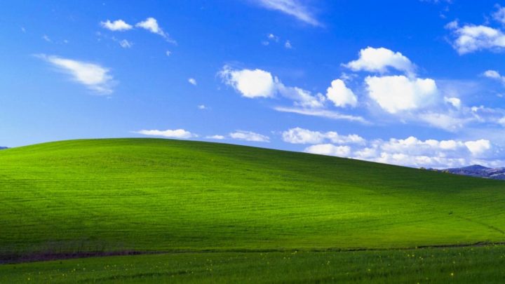 Imagem do ambiente de trabalho do Microsoft Windows XP