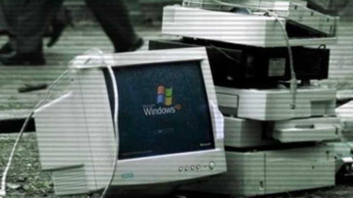 Imagem computador com Windows XP