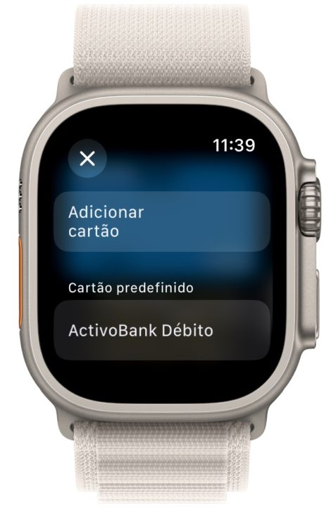 Imagem Apple Watch com Apple Pay