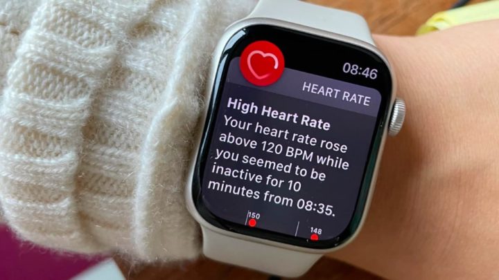 Imagem do Apple Watch que poderá ter salvo várias vidas