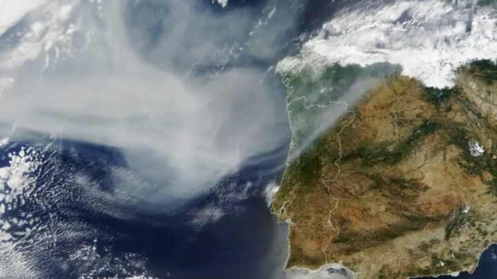 Portugal: O céu tem estado estranho? "Nuvem de fumo" está a dissipar-se