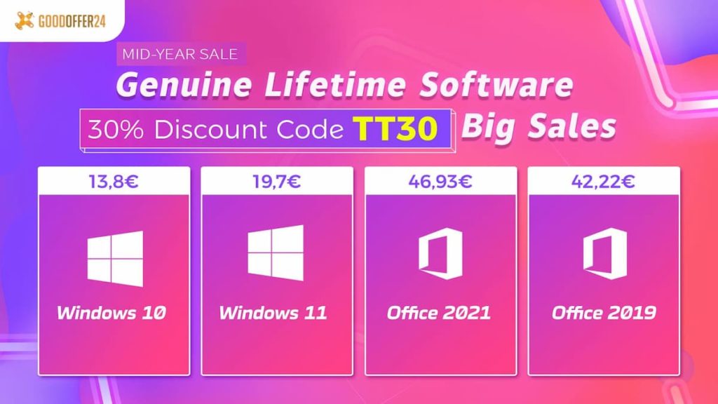 É fácil renovar o Windows, Office e mais. As vantagens das chaves digitais GoodOffer24