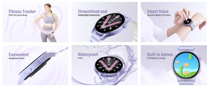 KIESLECT Lora 2 - o smartwatch desenhado para o público feminino