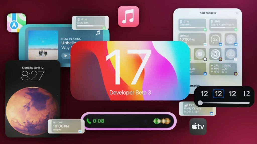 Apple volta a lançar o iOS 17 beta 3 para programadores