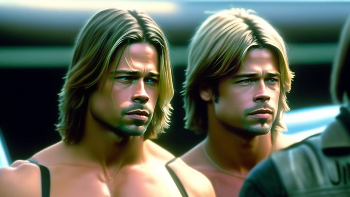 Ator Brad Pitt com Inteligência Artificial