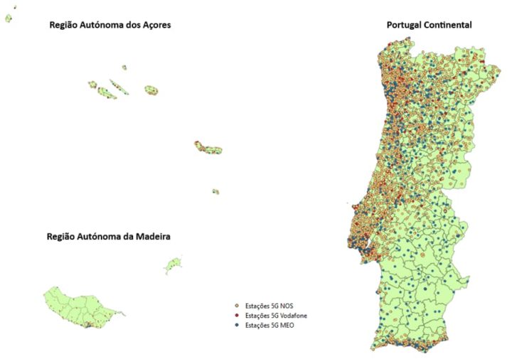 Portugal: Já todos os concelhos têm rede 5G