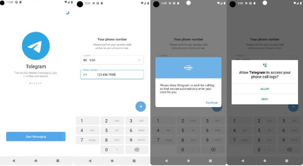 Telegram malware Android dados utilizadores