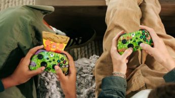 Comando da Xbox, em parceria com a Paramount, que cheira a pizza