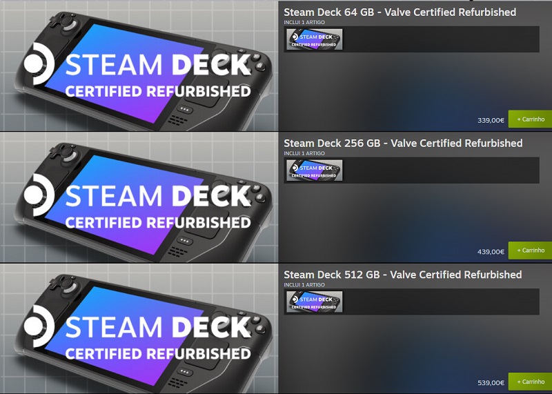 Steam Deck™ - Recondicionados Certificados