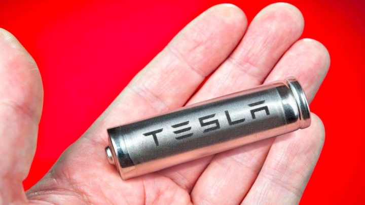 Imagem bateria Tesla produzida pela CATL