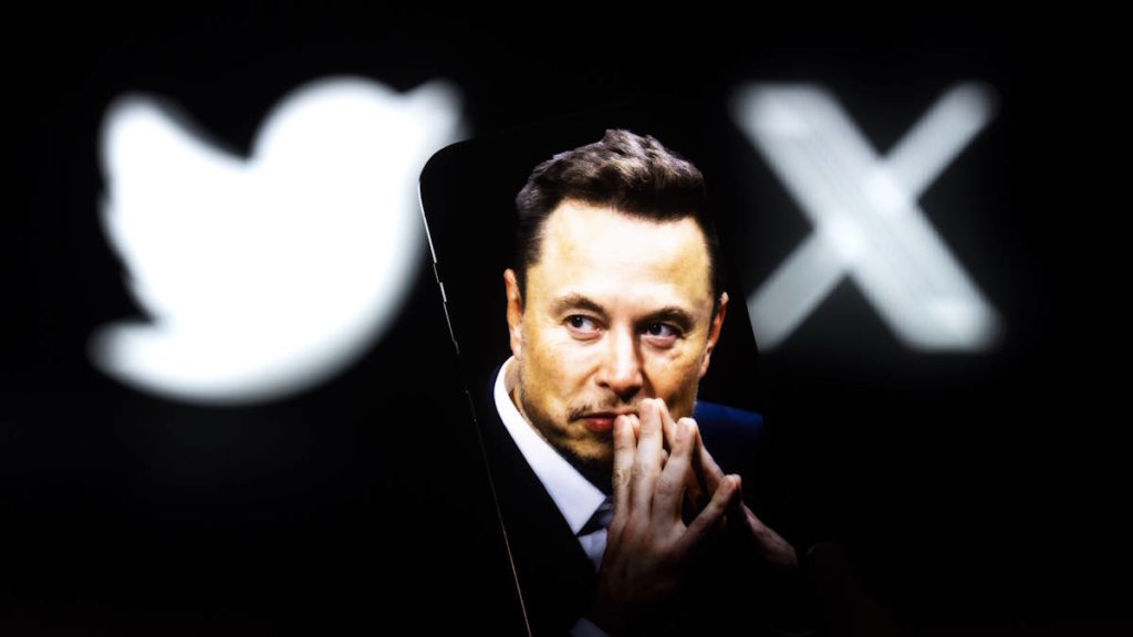 Elon Musk X banco Twitter