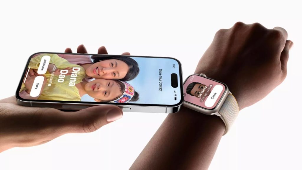 NameDrop, uma das mais interessantes funcionalidades do iOS 17 chega ao Apple Watch