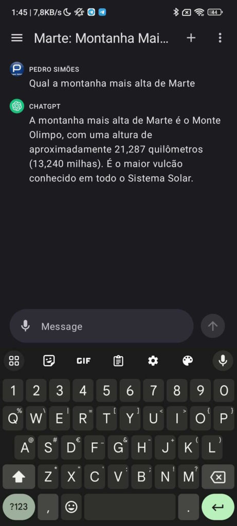 ChatGPT Android OpenAI Portugal app