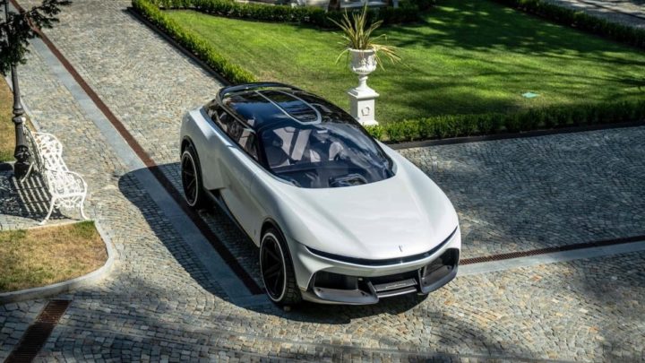 Imagem do Pura Vision Concept, um elétrico criado por Automobili Pininfarina