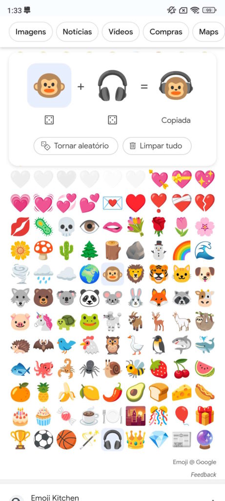 emojis emoji kitchen Google exprimir